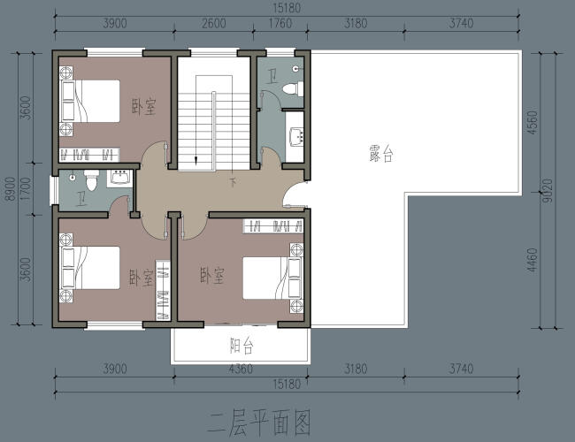 农村小宅基地130平方建房设计大全(长方形宅基地怎么设计)