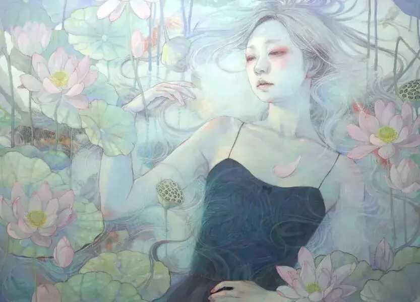 唯美的插画手绘花草树木(美丽好看的插画花草壁纸)