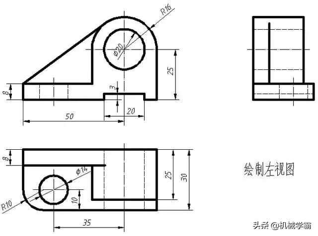 cad草图练习图(简单cad练习草图)