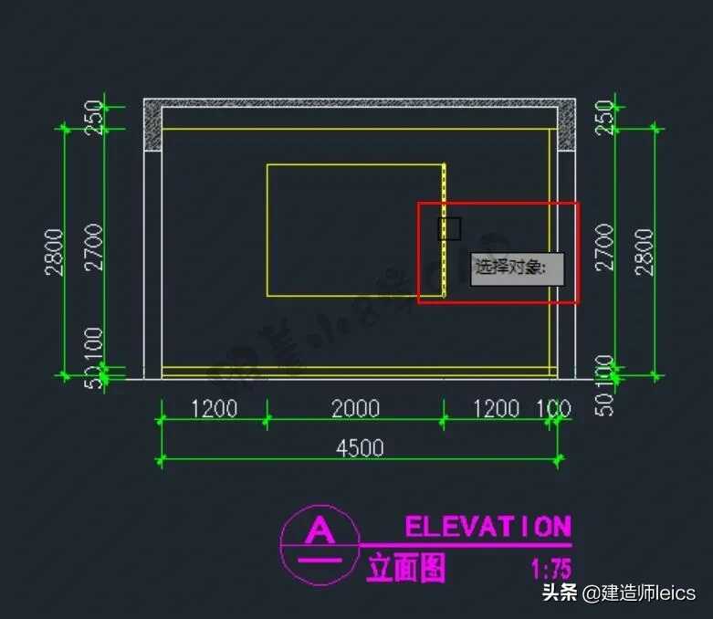 cad柜立面一键生成剖面(cad一键生成立面教程)