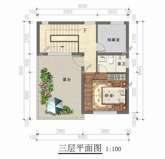 农村别墅二层带露台实景(适合农村居住的小别墅)