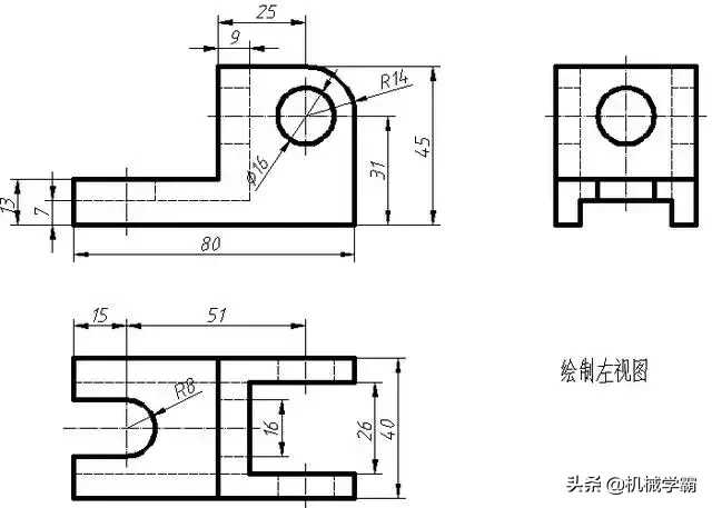 cad草图练习图(简单cad练习草图)