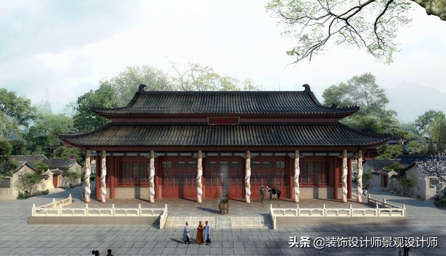 古建寺庙设计图片(古建寺庙设计效果图)