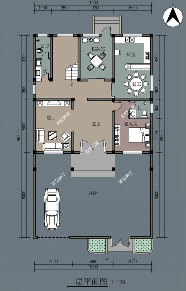 农村堂屋建房设计(农村建房堂屋怎样设计)