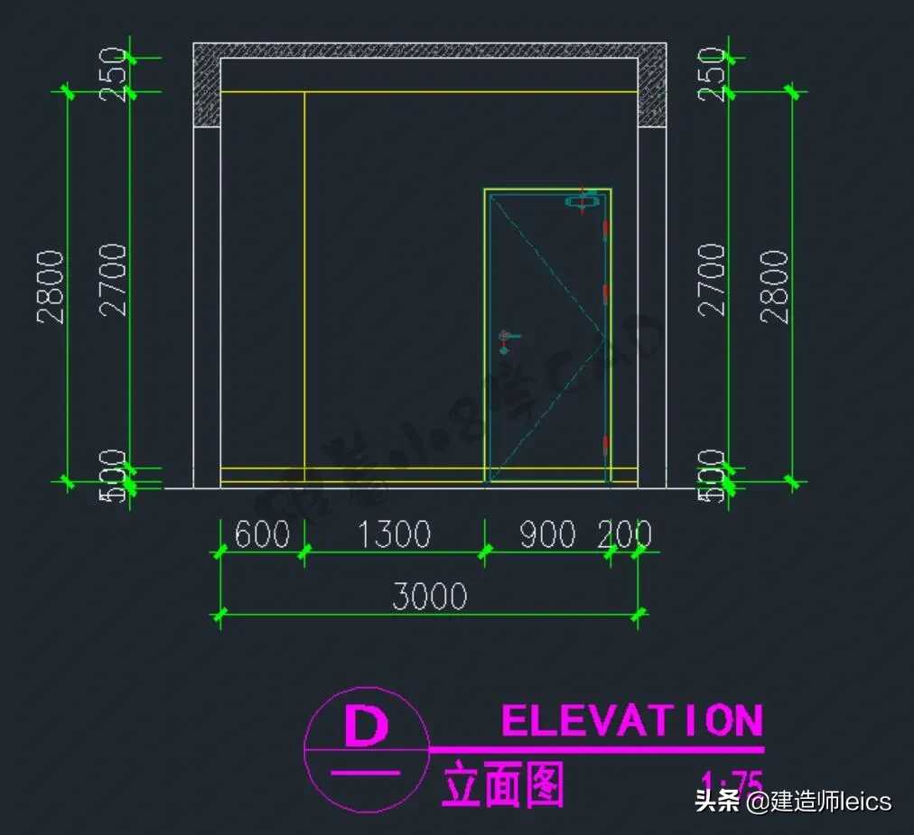 cad柜立面一键生成剖面(cad一键生成立面教程)