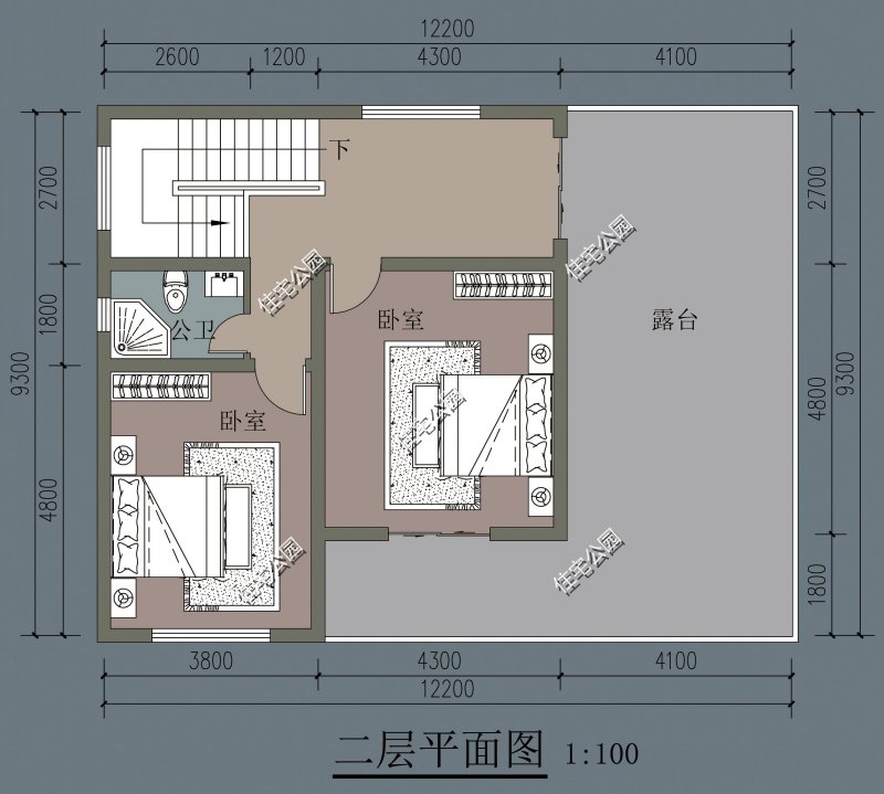 农村小宅基地130平方建房设计大全(长方形宅基地怎么设计)