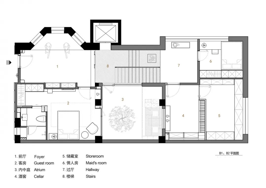 天津市530平米别墅(530平米小复古别墅)