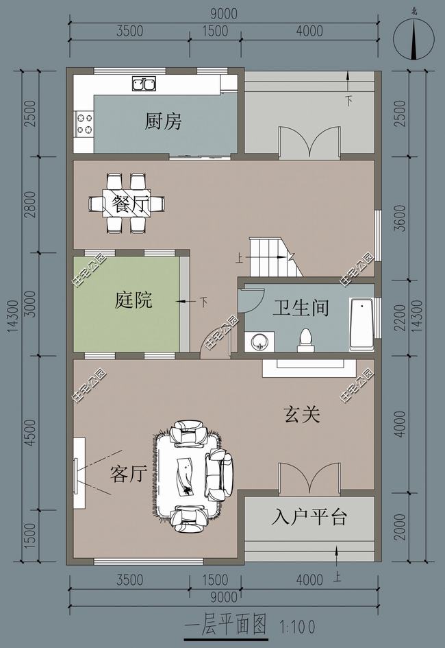 十大最佳农村户型图(徽派农村户型图大全)