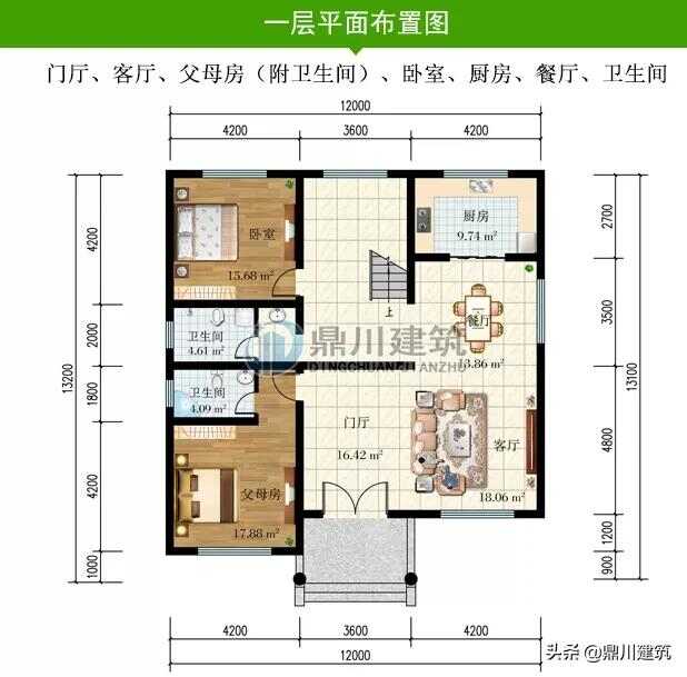 三层别墅室内的设计图(欧式三层平顶别墅效果图)