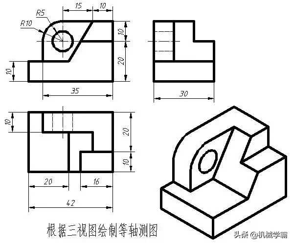 cad草图练习图(简单cad练习草图)