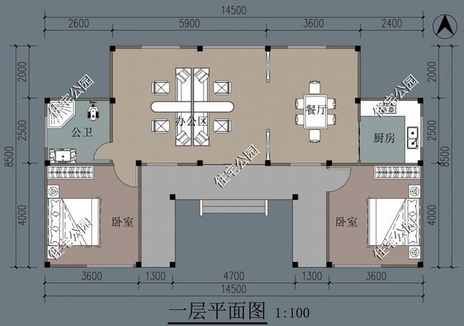 农村小宅基地130平方建房设计大全(长方形宅基地怎么设计)