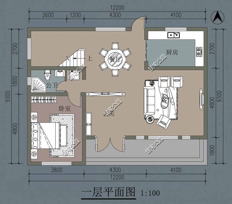 农村小宅基地130平方建房设计大全(长方形宅基地怎么设计)