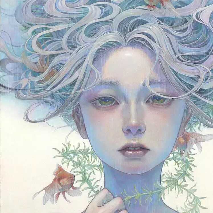 唯美的插画手绘花草树木(美丽好看的插画花草壁纸)