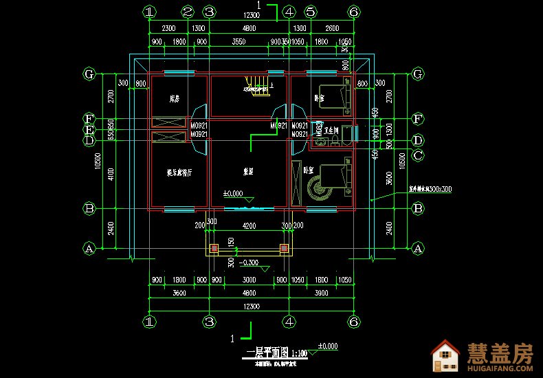 造价25万左右三层多卧室自建房图纸，带娱乐室及效果图