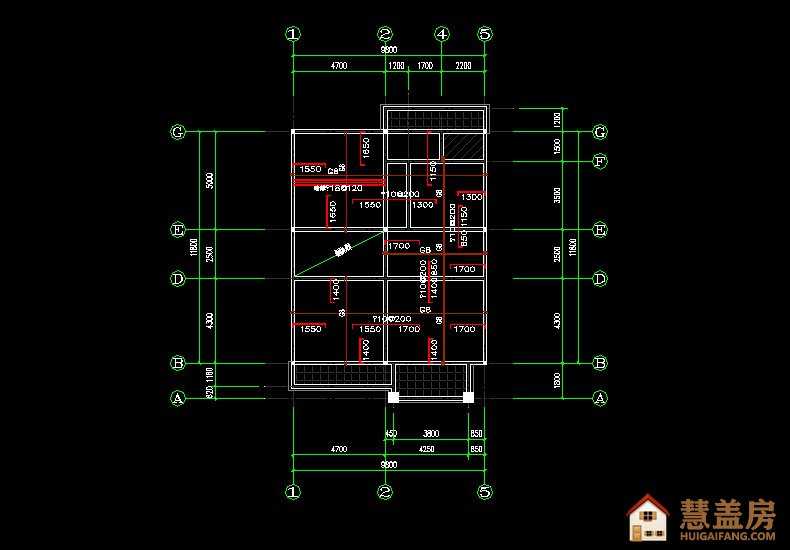 带露台9x11都市风外观简单三层自建房图纸