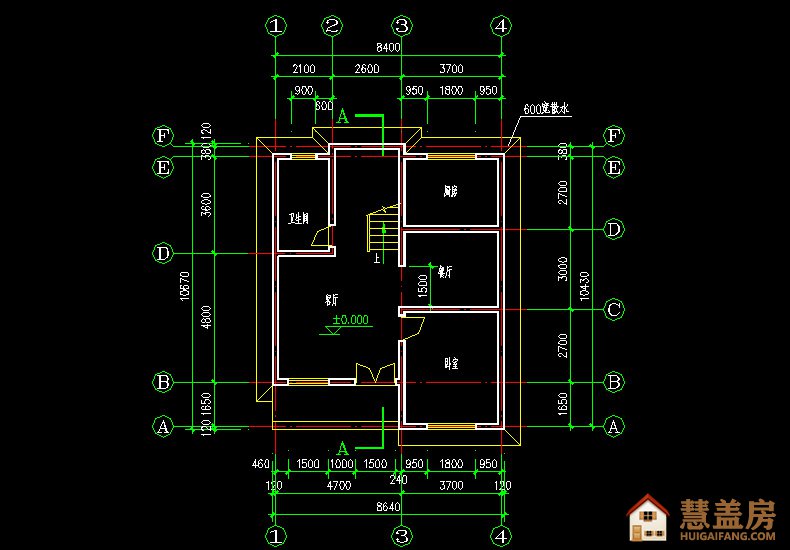 8x10米主体造价25万三层简约风格农村住宅设计图