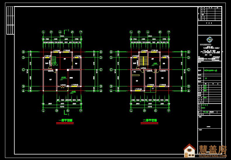 10x10米外观经典简洁型新农村三层自建房设计图