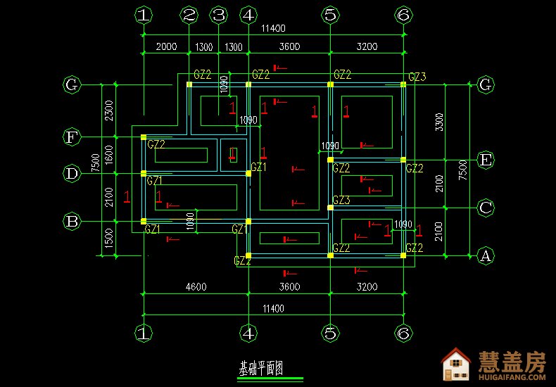 新农村二层优雅大方平屋顶，空间利用率高房屋户型图