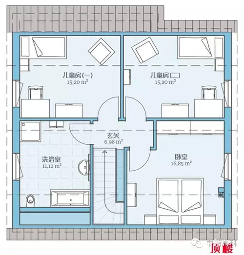 西式小别墅实图(小户型别墅平面布局)