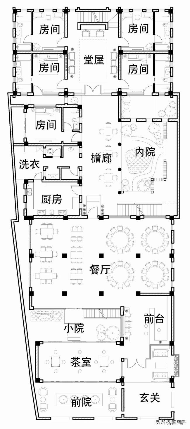 网红四合院民宿设计案例(蓟县四合院网红民宿)