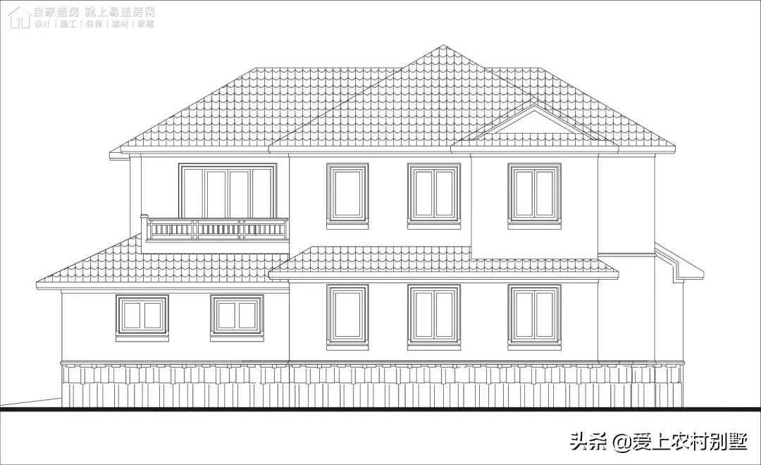 简单大气小洋楼图纸(民间小洋楼图片大全)