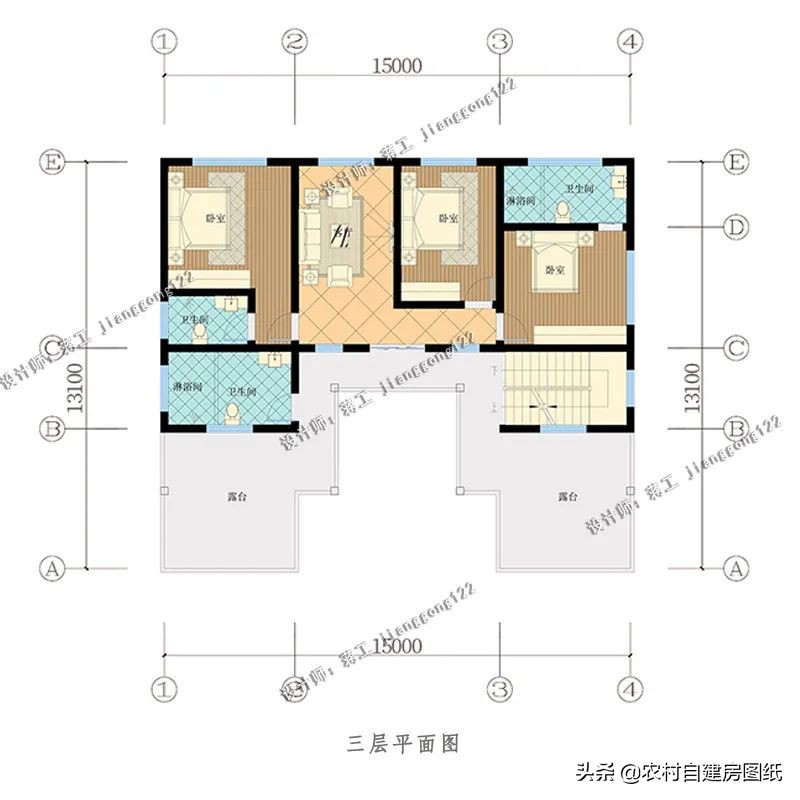 百年徽派四合院改造民宿(中式别墅三层四合院)