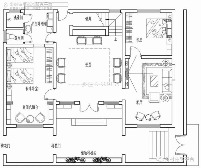 海南农村二层楼房设计图纸(自建房户型图农村一楼)