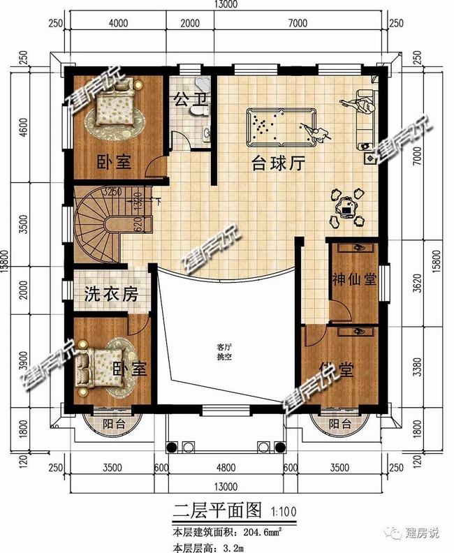 最近头条农村二层别墅户型(农村二层异形小别墅)