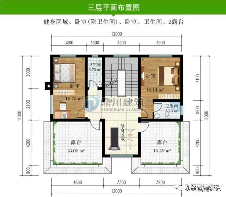 最漂亮实用三层别墅(实拍广东三层自建别墅)