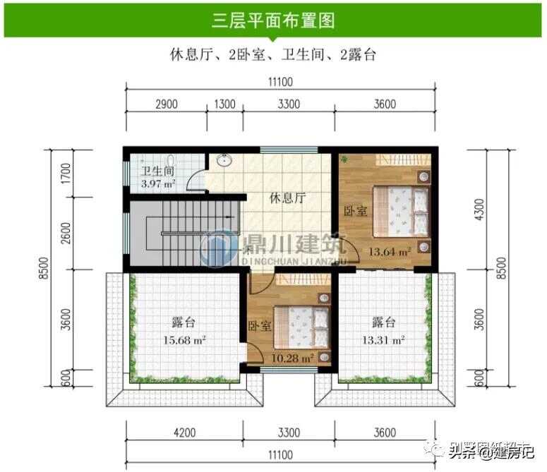 最漂亮实用三层别墅(实拍广东三层自建别墅)