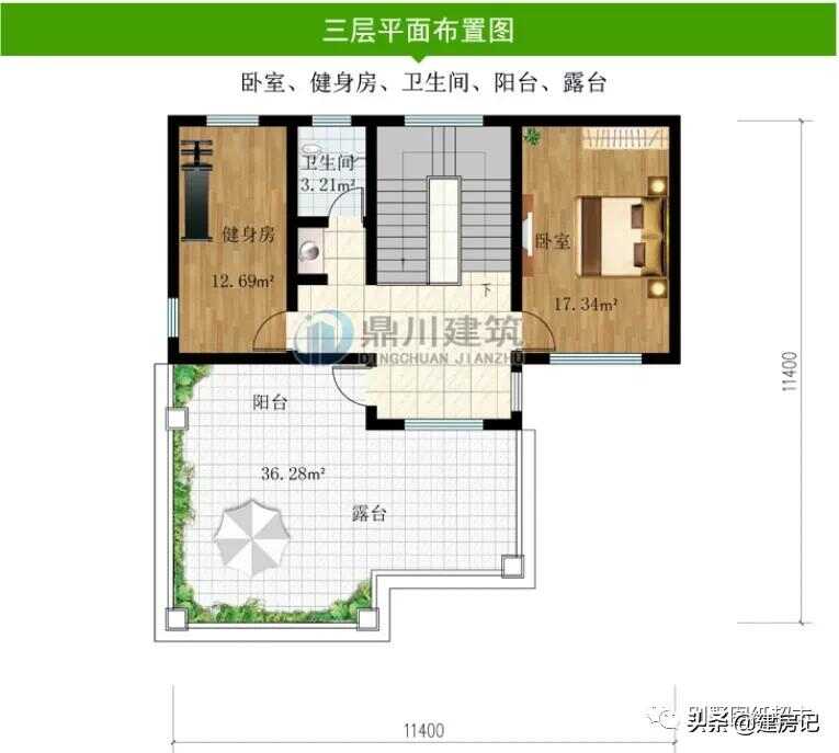 最漂亮实用三层别墅(实拍广东三层自建别墅)