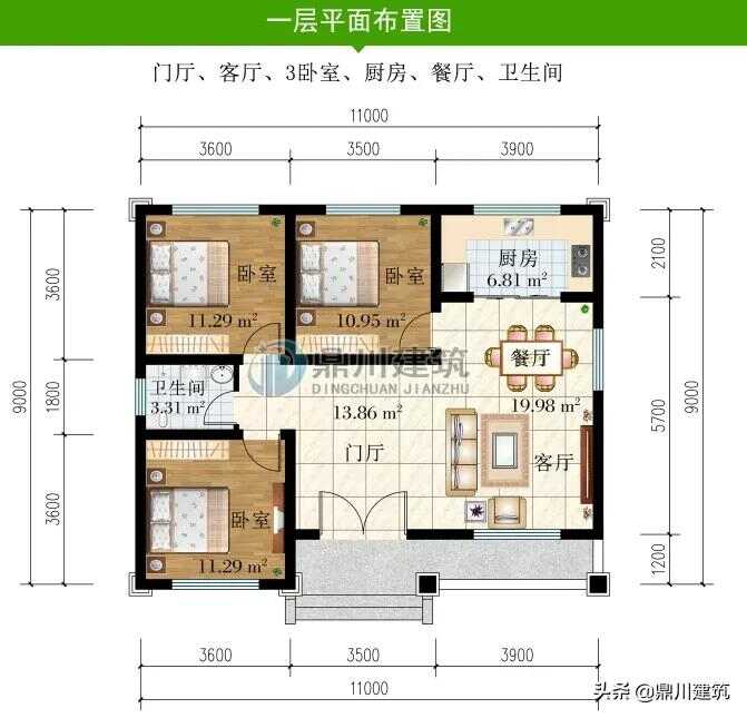 晒晒一层农村自建别墅(最新3层自建别墅图案)