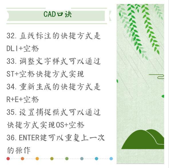 快速记住cad口诀(cad命令口诀完整版)