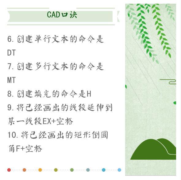 快速记住cad口诀(cad命令口诀完整版)