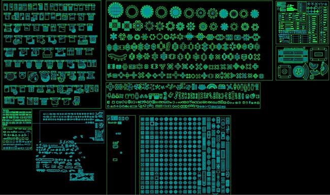 室内设计常用超级cad图库大全(室内设计cad图库)