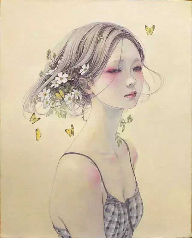 唯美的插画手绘花草树木(美丽好看的插画花草壁纸)