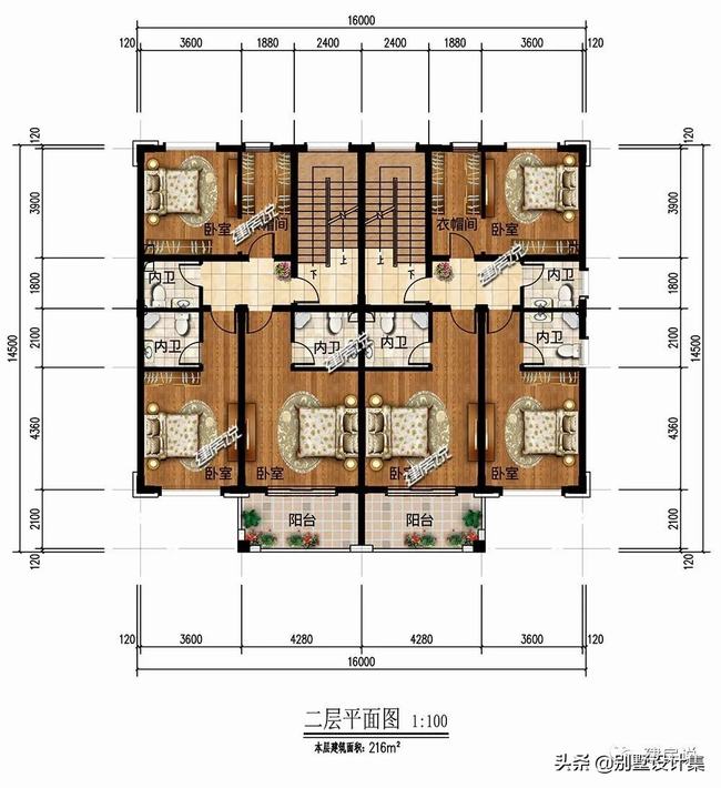 双拼别墅门头外观(双拼房外观简单造型)