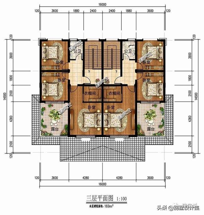 双拼别墅门头外观(双拼房外观简单造型)