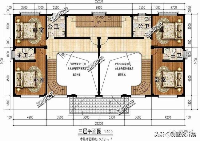 双拼别墅门头外观(双拼房外观简单造型)