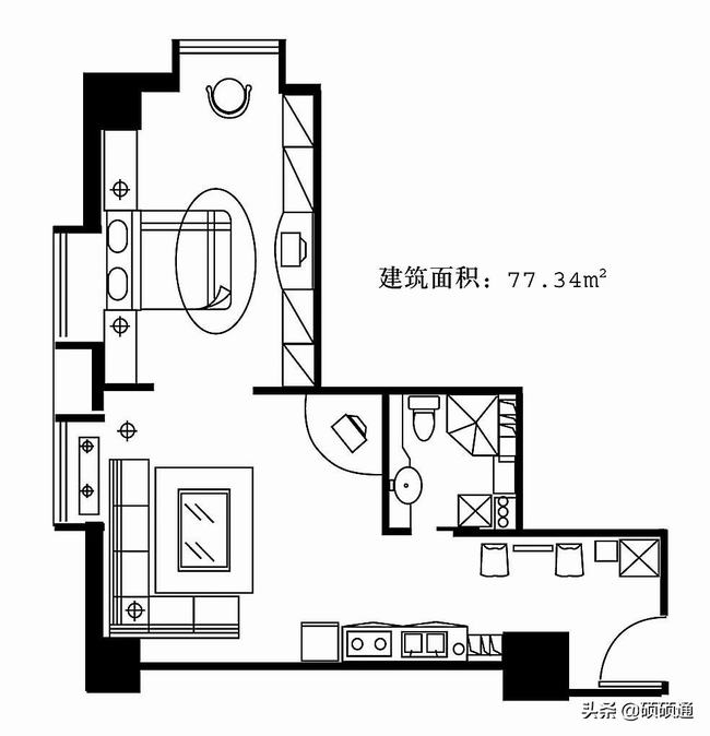 分享18个经典户型平面图(最完美的户型平面图)