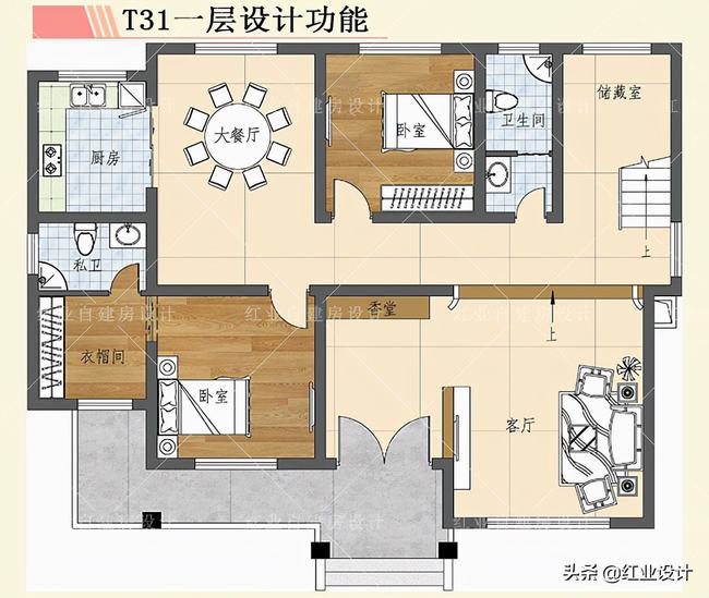 农村自建房复式楼梯设计大全(农村复式三层楼自建房)