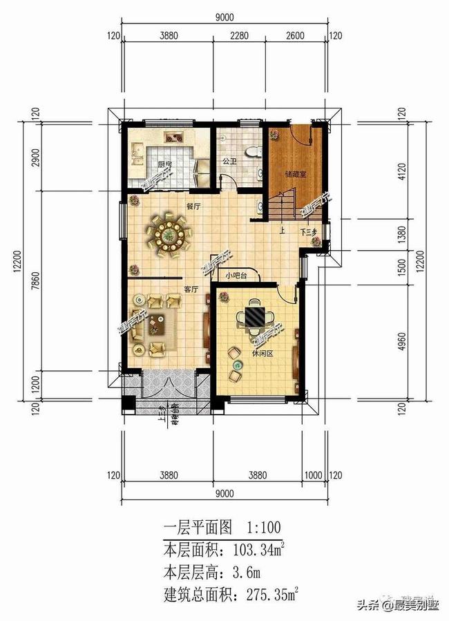 农村自建上千万的别墅(适合村里建的小别墅)