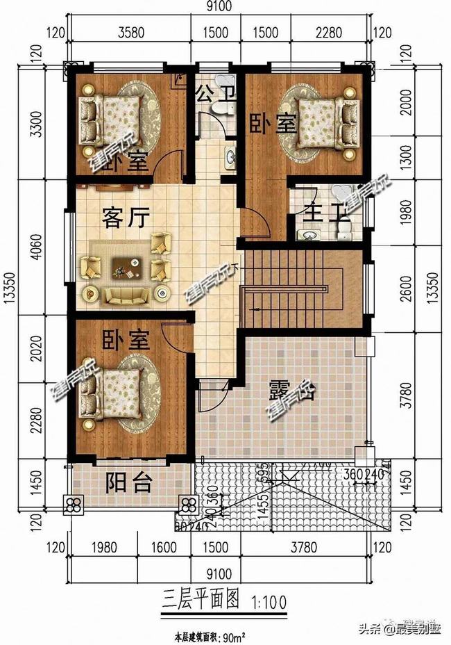 农村自建上千万的别墅(适合村里建的小别墅)