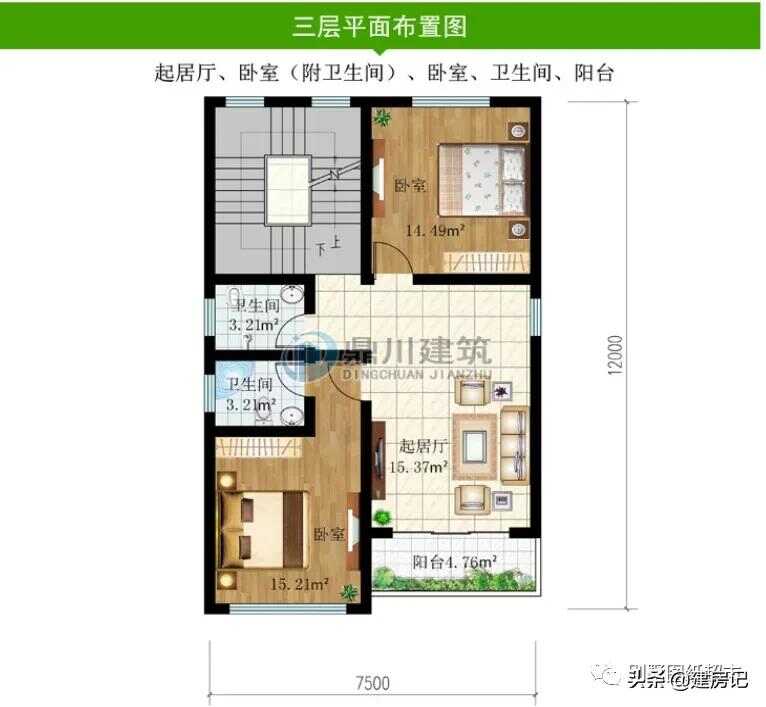 农村自建别墅最佳小户型前十名(新式小别墅建房设计图)