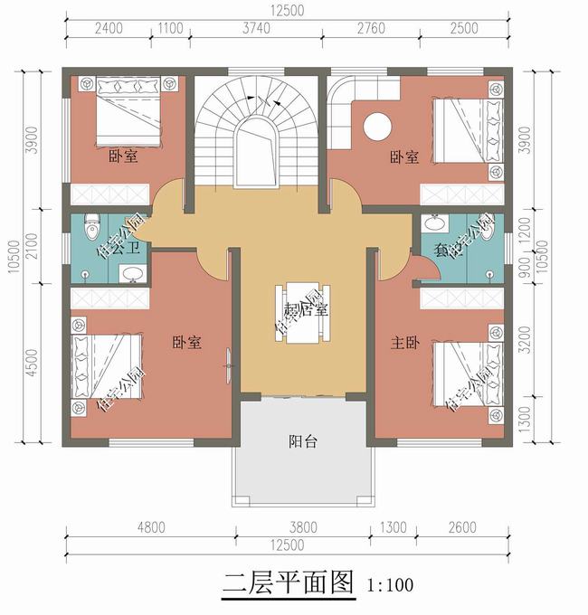 农村房子旋转楼梯设计图(农村房屋旋转楼梯设计)