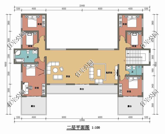 农村实用房屋设计带露台(农村房屋设计带露台)