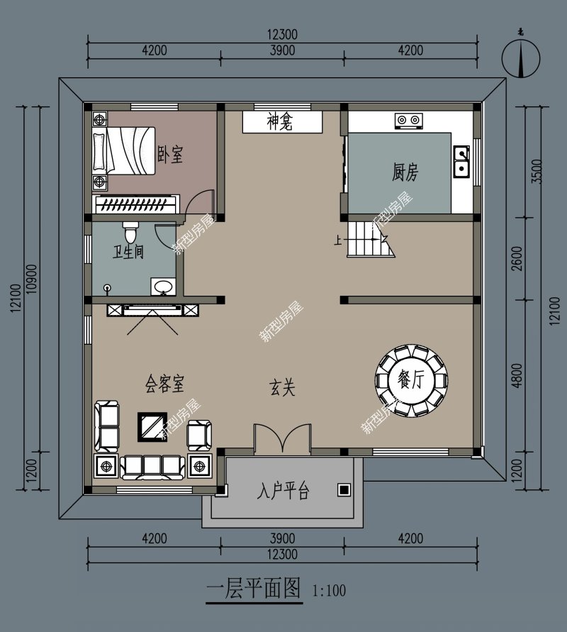 农村堂屋建房设计(农村建房堂屋怎样设计)