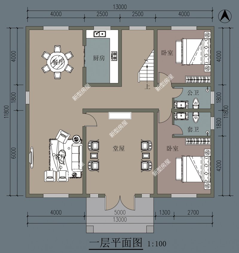 农村堂屋建房设计(农村建房堂屋怎样设计)