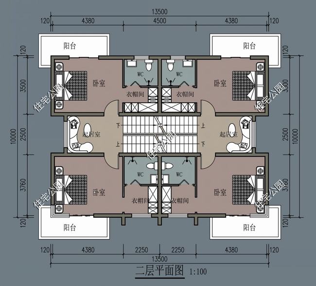 农村小宅基地130平方建房设计大全(长方形宅基地怎么设计)