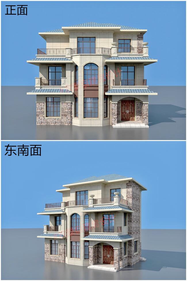 农村别墅自建房设计 三层图纸(农村三层自建房在线设计)